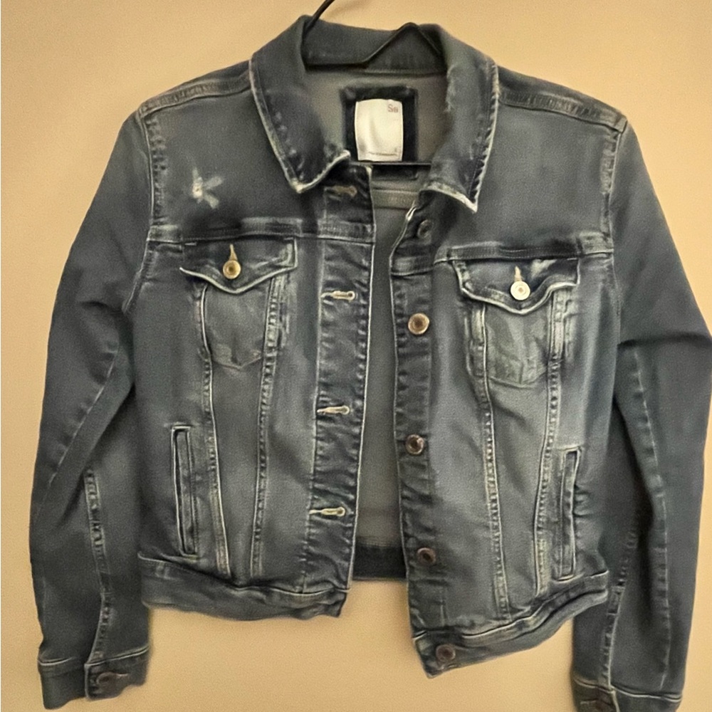 Women’s SO Stylish Blue Denim Jacket- size S